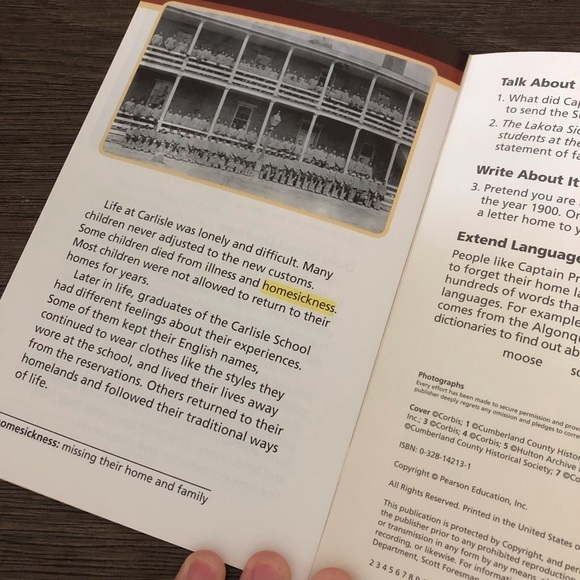 The Carlisle Indian School by: Amanda Turner paperback book - Picture 2 of 3